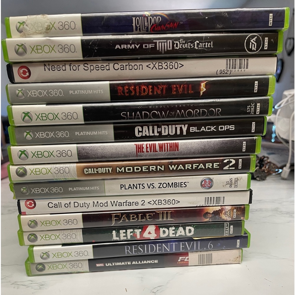 14 Xbox 360 video games included all pictured above